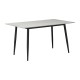 Τραπεζαρία Aurora I-Gustas σετ 5τεμ sintered stone-μαύρο-λευκό 120x60x75εκ Τραπεζαρία Aurora I-Gustas σετ 5τεμ sintered stone-μαύρο-λευκό 120x60x75εκ