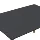 Τραπεζαρία Natali-Noor  σετ 5τεμ MDF μαύρο-μπεζ ύφασμα 120x80x76εκ