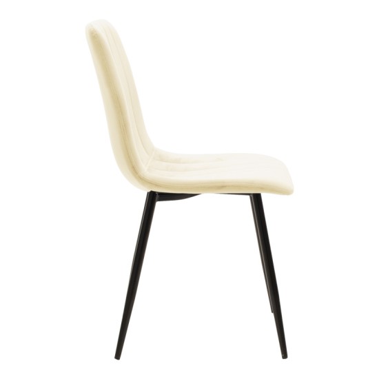 Τραπεζαρία Julita-Noor σετ 3τεμ MDF μαύρο-μπεζ ύφασμα Φ60x73εκ Τραπεζαρία Julita-Noor σετ 3τεμ MDF μαύρο-μπεζ ύφασμα Φ60x73εκ