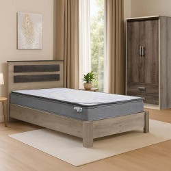 Φοιτητικό πακέτο επίπλων κρεβατοκάμαρας Breeze  σετ 3τεμ