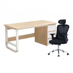 Φοιτητικό πακέτο επίπλων γραφείου Logic  σετ 2τεμ