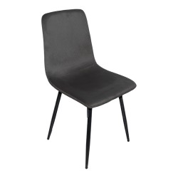 Τραπεζαρία Balou-Grato  σετ 5τεμ μαύρο Φ120x73εκ