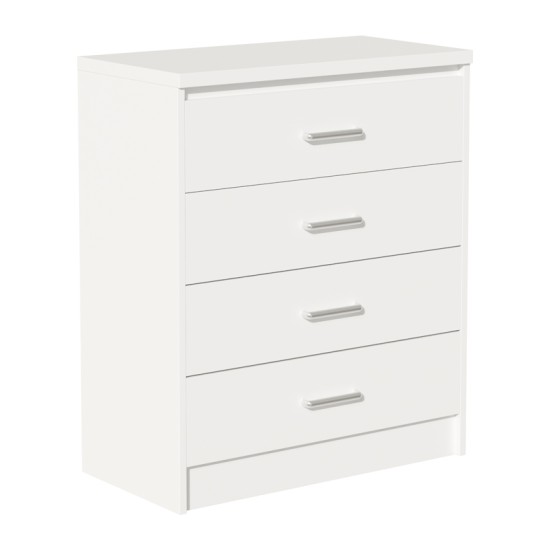 Σετ Κρεβατοκάμαρας Olympus White με Κρεβάτι 140x200εκ Σετ 4τεμ