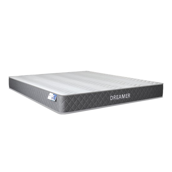 Κρεβάτι με στρώμα Mago-Dreamer  ύφασμα ανθρακί 160x200εκ