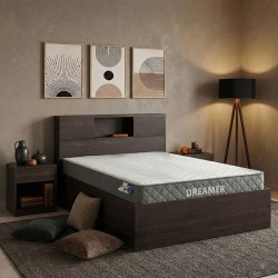 Κρεβάτι με στρώμα Olympus-Dreamer  wenge 120x200εκ