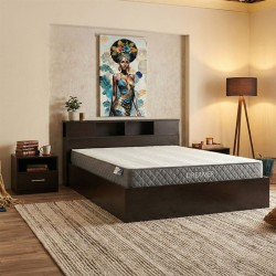 Κρεβάτι με στρώμα Olympus-Dreamer  wenge 160x200εκ