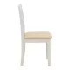 Τραπεζαρία Dallan Lars  5τεμ λευκό rubberwood Φ100(+38)x100x75εκ