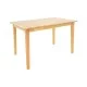 Τραπεζαρία Dallan Country  5τεμ σε φυσική απόχρωση rubberwood 120-150x80x74εκ