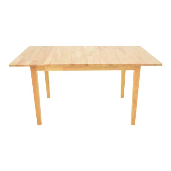 Τραπεζαρία Dallan Country  5τεμ σε φυσική απόχρωση rubberwood 120-150x80x74εκ