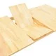 Τραπεζαρία Dallan Country  7τεμ σε φυσική απόχρωση rubberwood 120-150x80x74εκ