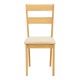 Τραπεζαρία Dallan Country  7τεμ σε φυσική απόχρωση rubberwood 120-150x80x74εκ