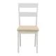 Τραπεζαρία Dallan Mabor  5τεμ λευκό rubberwood 120-150x80x73,8εκ