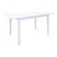 Τραπεζαρία Dallan Mabor  5τεμ λευκό rubberwood 120-150x80x73,8εκ