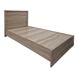 Κρεβάτι με στρώμα Athos Sleepy  sonoma 90x190εκ