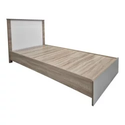 Κρεβάτι με στρώμα Athos Sleepy  sonoma λευκό 90x190εκ