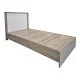 Κρεβάτι με στρώμα Athos Sleepy  sonoma λευκό 90x190εκ