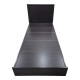 Κρεβάτι με στρώμα Athos Sleepy  wenge 90x190εκ