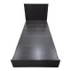 Κρεβάτι με στρώμα Athos Sleepy  wenge 90x190εκ