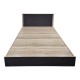 Κρεβάτι με στρώμα Athos Sleepy  sonoma ανθρακί 160x200εκ