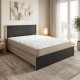 Κρεβάτι με στρώμα Athos Sleepy  sonoma ανθρακί 160x200εκ