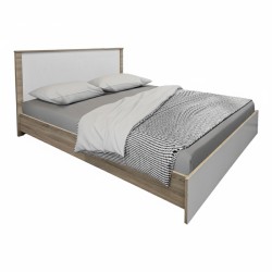 Κρεβάτι με στρώμα Athos Sleepy  sonoma λευκό 160x200εκ