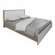 Κρεβάτι με στρώμα Athos Sleepy  sonoma λευκό 160x200εκ
