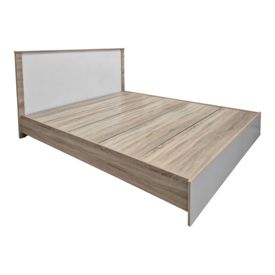 Κρεβάτι με στρώμα Athos Sleepy  sonoma λευκό 160x200εκ