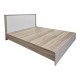 Κρεβάτι με στρώμα Athos Sleepy  sonoma λευκό 160x200εκ