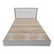Κρεβάτι με στρώμα Athos Sleepy  sonoma λευκό 160x200εκ