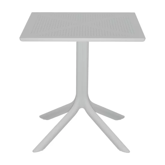 Τραπεζαρία Groovy Crossie  σετ 3τεμ λευκό PP 60x60x76εκ
