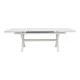 Τραπεζαρία Dagyn Vista  σετ 7τεμ λευκό αλουμίνιο 180-240x90x76εκ