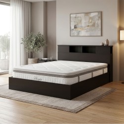 Κρεβάτι με στρώμα Olympus Utopia  wenge 160x200εκ