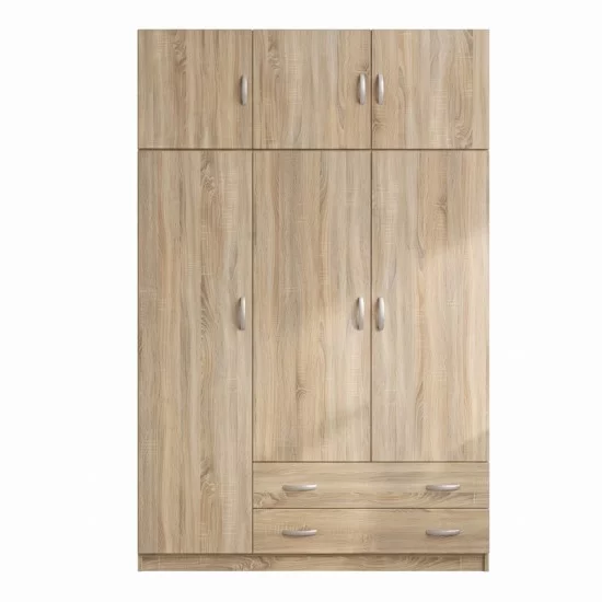 Ντουλάπα τρίφυλλη με πατάρι Alvia  sonoma 150x51x240εκ