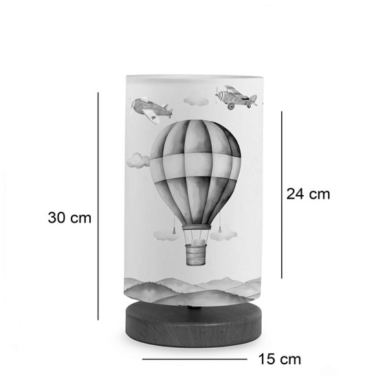 Παιδικό επιτραπέζιο φωτιστικό Balon πολύχρωμο Φ15x30εκ Παιδικό επιτραπέζιο φωτιστικό Balon πολύχρωμο Φ15x30εκ