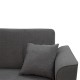 Kαναπές κρεβάτι Asma pakoworld 2θέσιος ύφασμα γκρι 156x76x85εκ Model: 213-000008