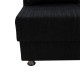 Kαναπές κρεβάτι Romina pakoworld 3θέσιος ύφασμα ανθρακί 180x75x80εκ Model: 213-000013