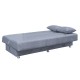 Kαναπές κρεβάτι Romina pakoworld 3θέσιος ύφασμα γκρι 180x75x80εκ Model: 213-000014