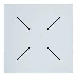 Επιφάνεια τραπεζιού Fervor  HPL ivory 70x70εκ πάχους 12mm