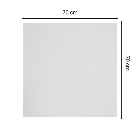 Επιφάνεια τραπεζιού Copious  Werzalit γκρι cement I 70x70εκ πάχους 35mm