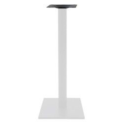 Βάση τραπεζιού bar Staid   μεταλλική λευκή-μαύρη 40x40x94εκ
