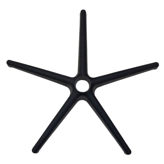 Αστέρι καρέκλας γραφείου pakoworld PP μαύρο Φ54εκ Model: 221-000008