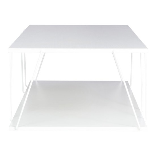 Τραπέζι σαλονιού Tars  λευκό 120x50x30εκ