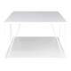 Τραπέζι σαλονιού Tars  λευκό 120x50x30εκ