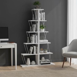 Βιβλιοθήκη mini Tars  λευκό 100x22x150εκ