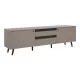 Έπιπλο τηλεόρασης Nectra  taupe με μαύρο 180x40x56εκ