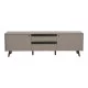 Έπιπλο τηλεόρασης Nectra  taupe με μαύρο 180x40x56εκ