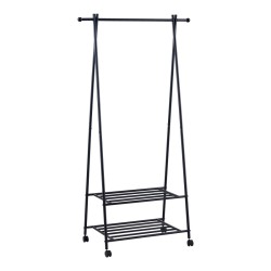 Έπιπλο εισόδου Pintu  μέταλλο σε μαύρη απόχρωση 86x43x160εκ Έπιπλο εισόδου Pintu  μέταλλο σε μαύρη απόχρωση 86x43x160εκ