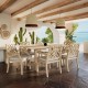 Τραπεζαρία Malibu-Bolen 7τμχ μασίφ ξύλο ακακίας-μπεζ ύφασμα Τραπεζαρία Malibu-Bolen 7τμχ μασίφ ξύλο ακακίας-μπεζ ύφασμα