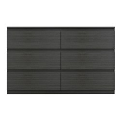 Συρταριέρα Cindy  6 συρταριών wenge 120x40x75εκ