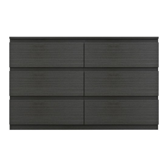 Συρταριέρα Cindy pakoworld 6 συρταριών wenge 120x40x75εκ Model: 230-000024